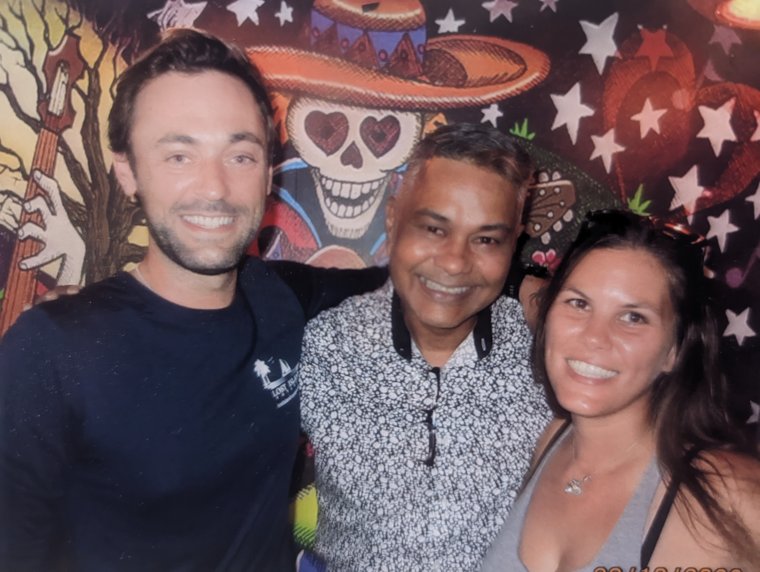 Daniel, Xavier, Rita @ Los Amigos 