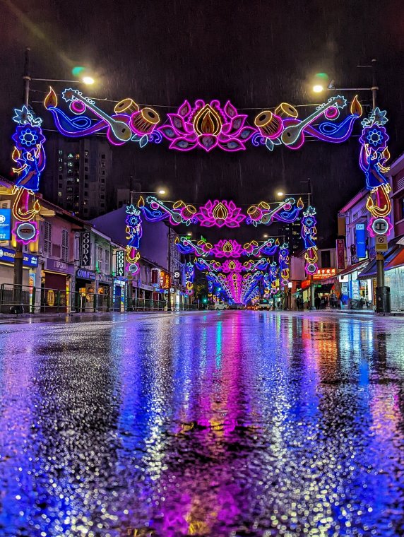 Little India at night 