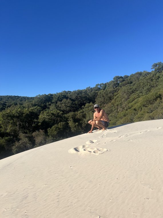 White Beach sand dunes White Beach sand dunes