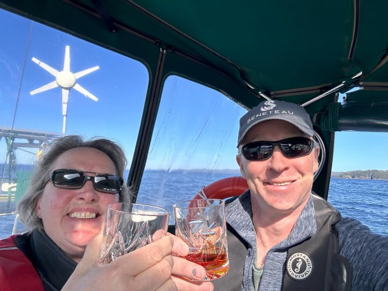 Here's to Neptune - Toasting rounding the Cape Here's to Neptune - Toasting rounding the Cape